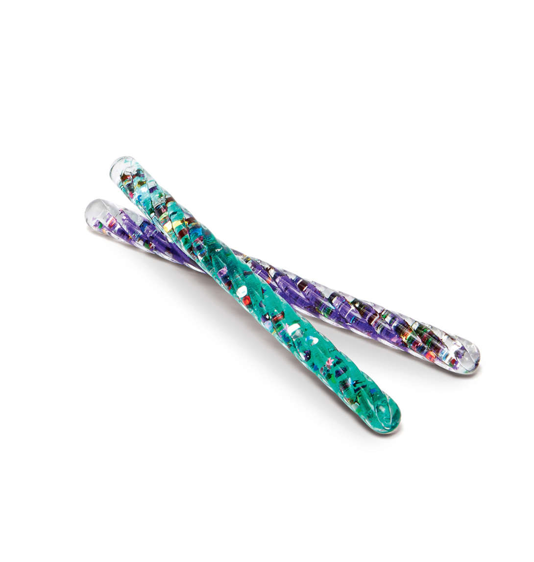 Spiral Glitter Wand, Assorted Colors (6.5'')