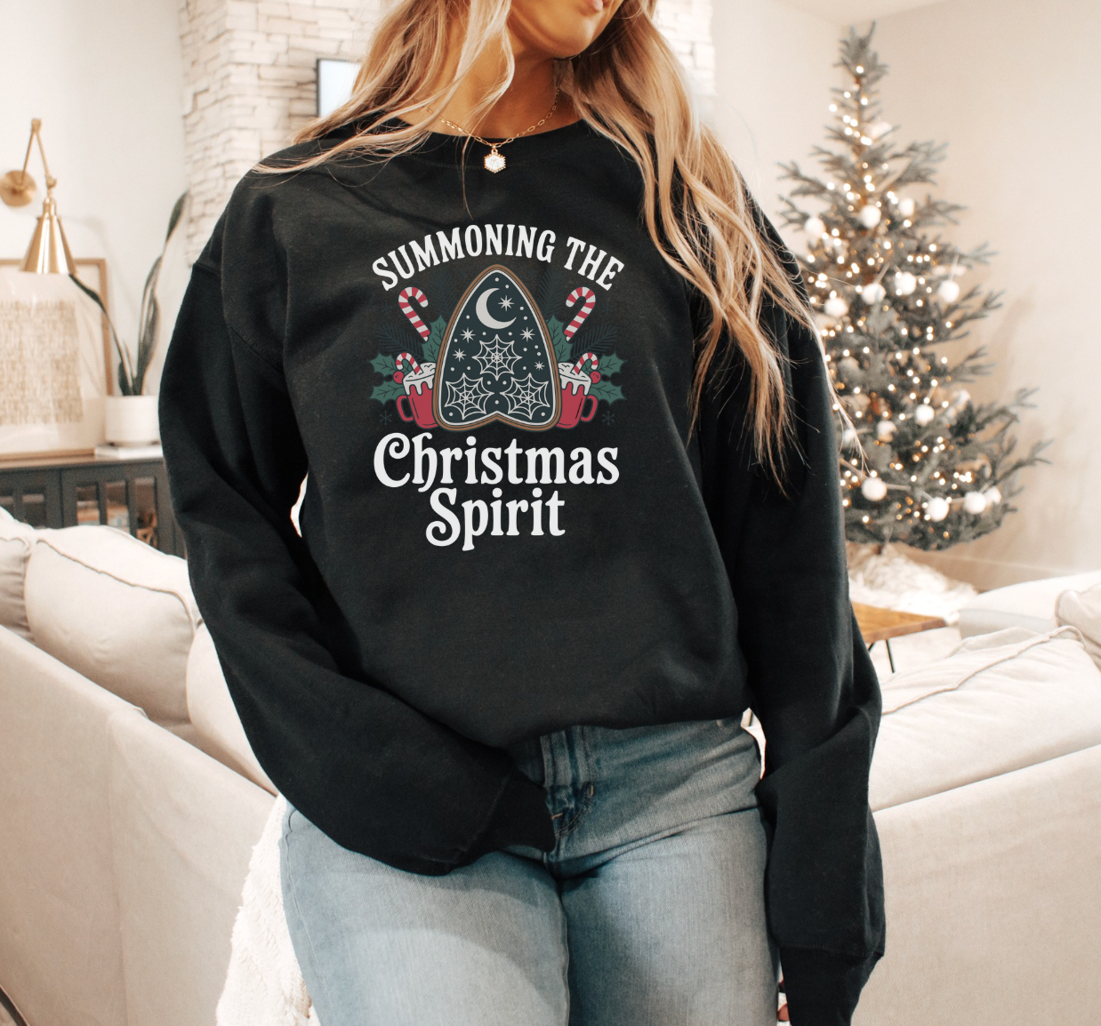 Summoning The Christmas Spirit Unisex Sweatshirt