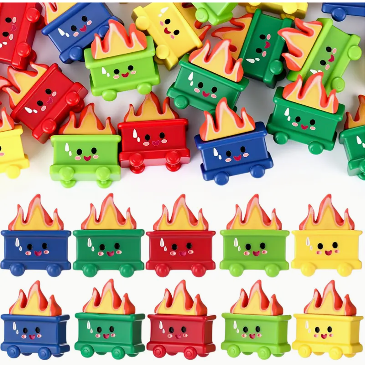 Mini Emotional Support Dumpster Fire (Surprise Pull)