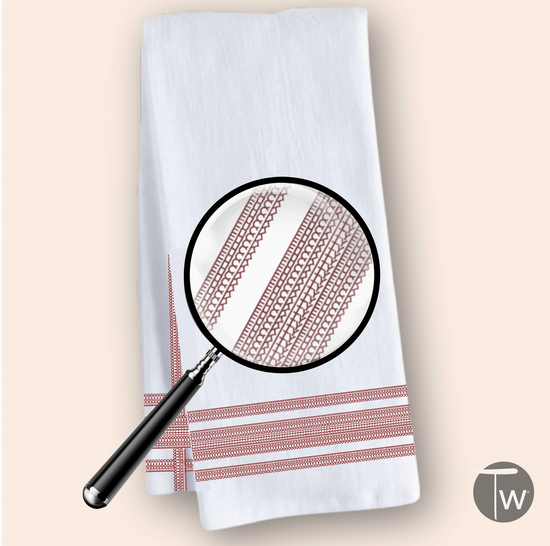 F*ck F*ckity F*ck Stripe Illusion Flour Sack Tea Towel