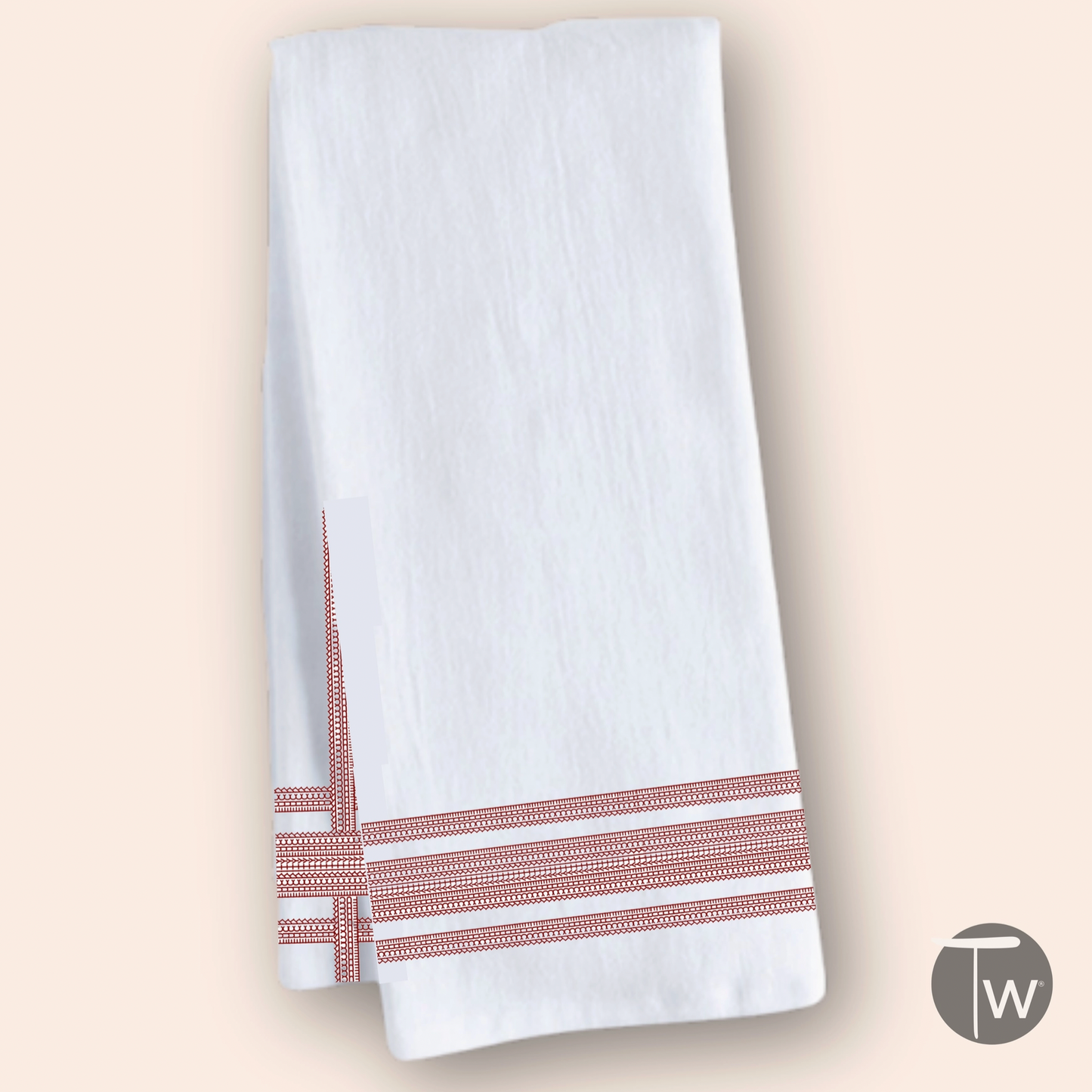 F*ck F*ckity F*ck Stripe Illusion Flour Sack Tea Towel