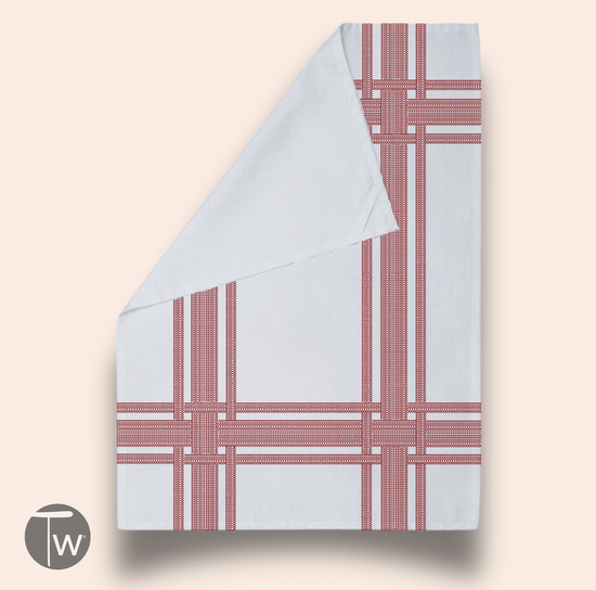 F*ck F*ckity F*ck Stripe Illusion Flour Sack Tea Towel