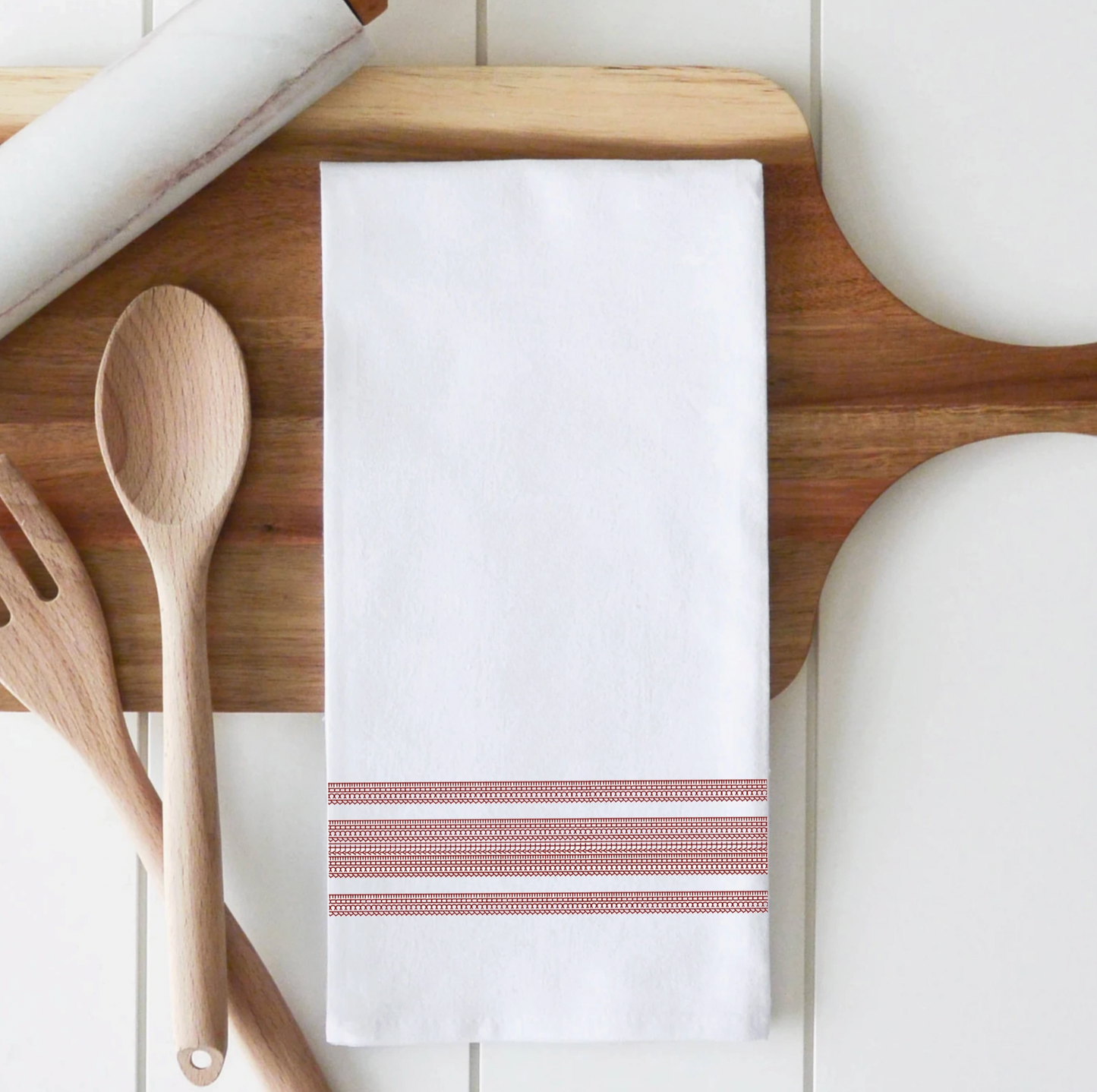 F*ck F*ckity F*ck Stripe Illusion Flour Sack Tea Towel