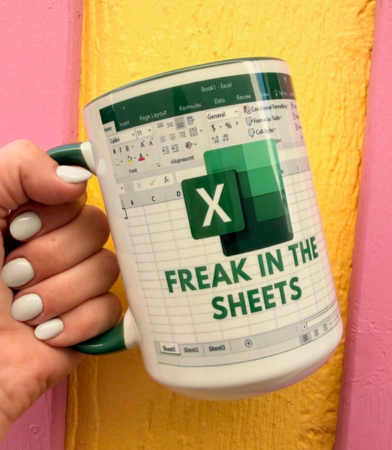 Freak In The Sheets 15 oz Mug