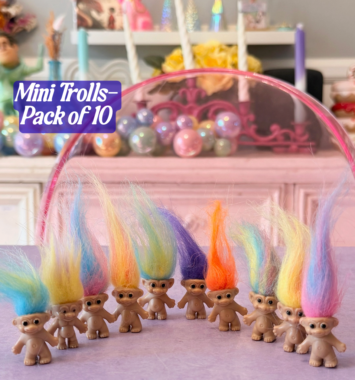 Mini Troll Surprise Packs - 3, 6 or 10!