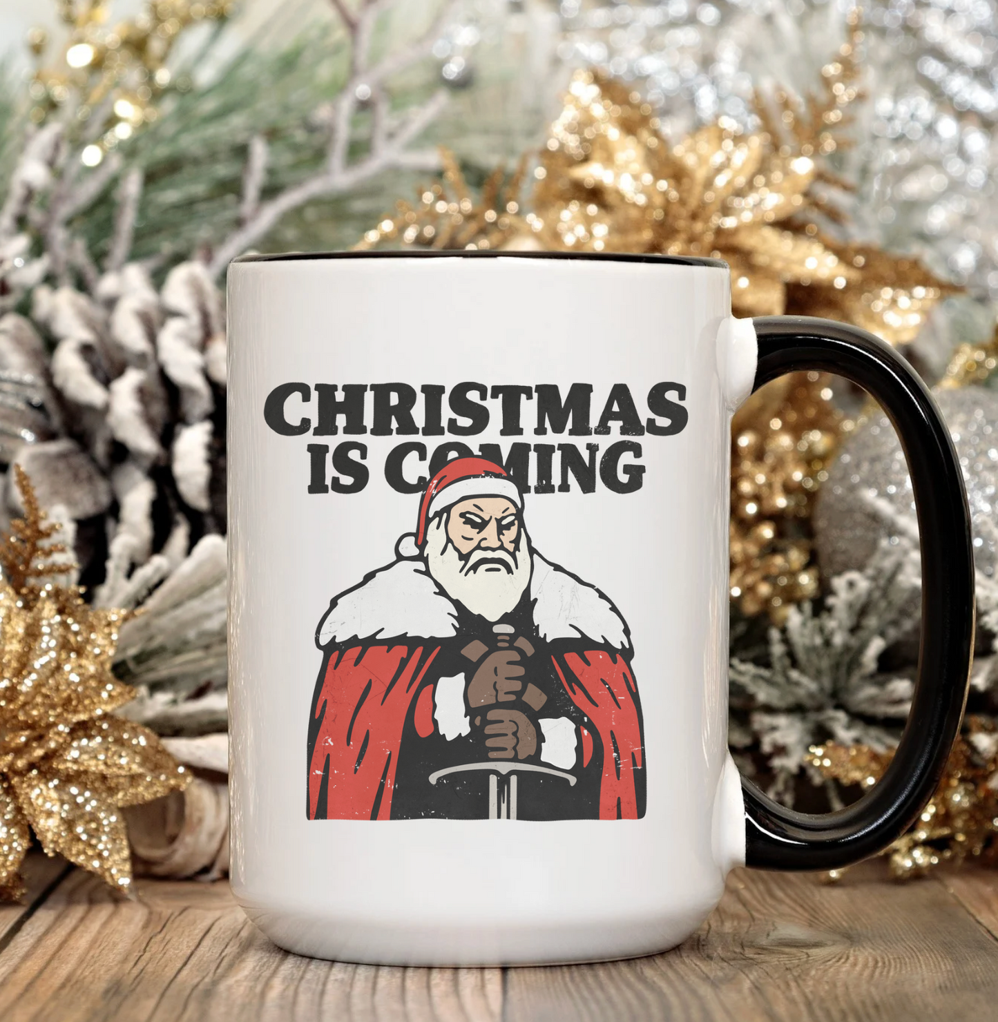 Christmas Is Coming 15 oz Mug