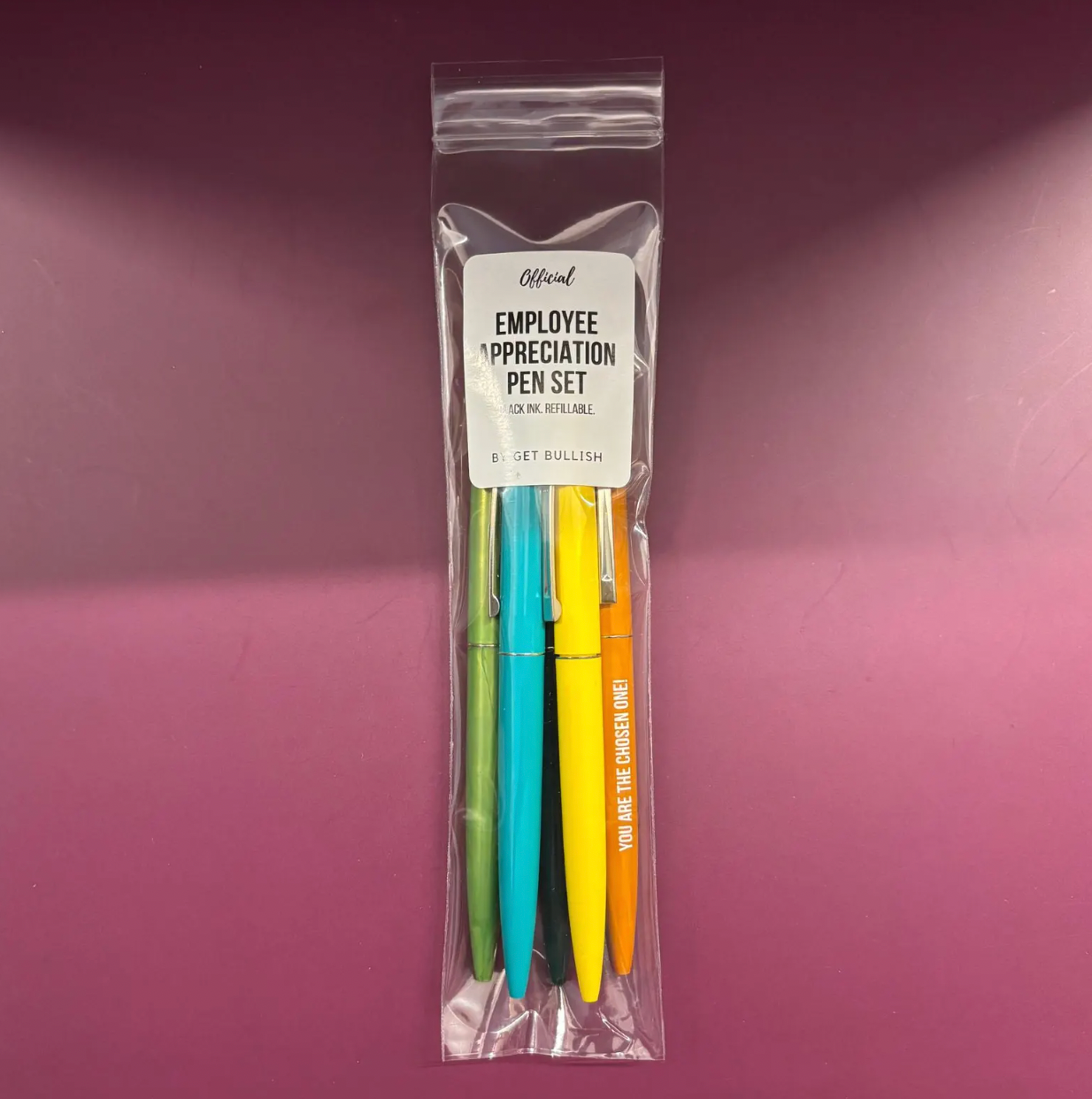 New Employee Appreciation Pen Set | 5 Motivational Pens