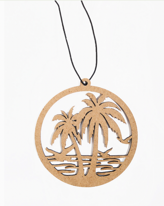 Palm Tree Wooden Air Freshener