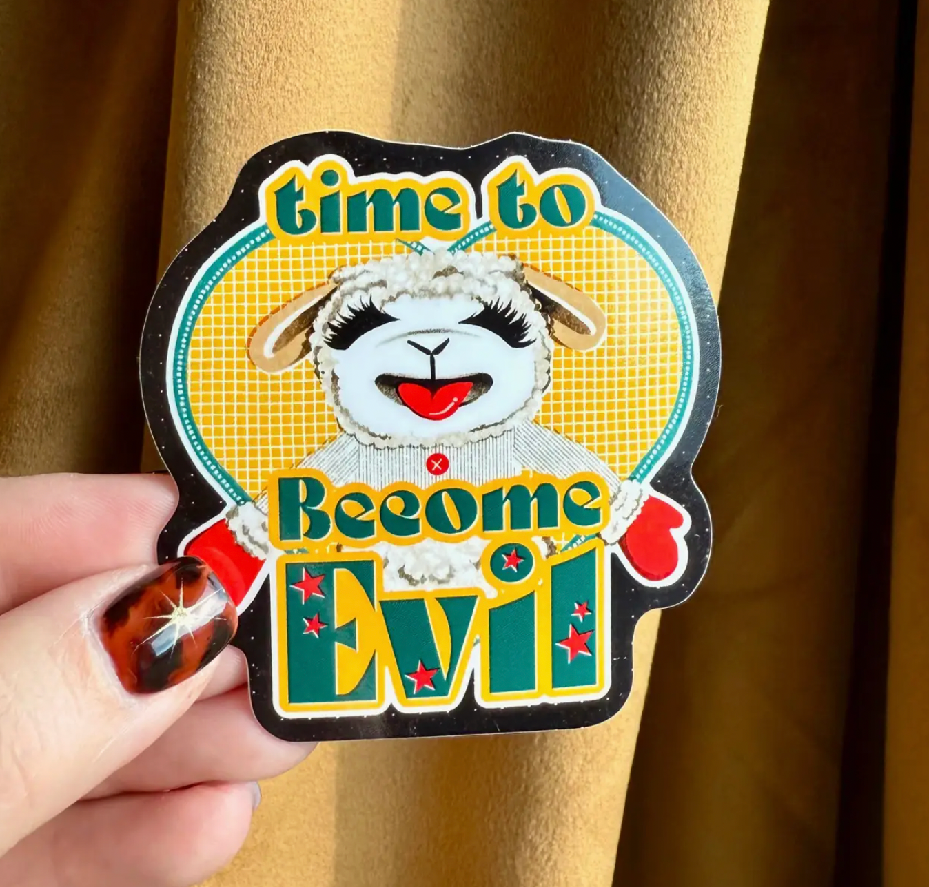 Time To Become Evil Sticker