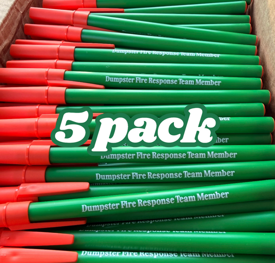Dumpster Fire Response Team Member Pen (1, 5, 10, 20, 50 pack)