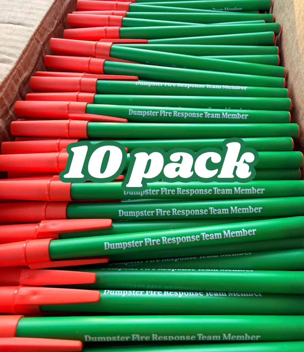Dumpster Fire Response Team Member Pen (1, 5, 10, 20, 50 pack)
