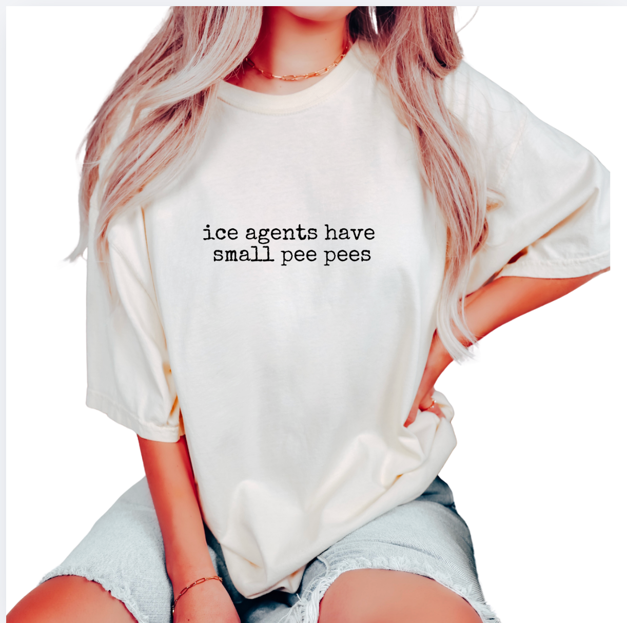 Ice Agents Have Small Pee Pees Unisex Tee