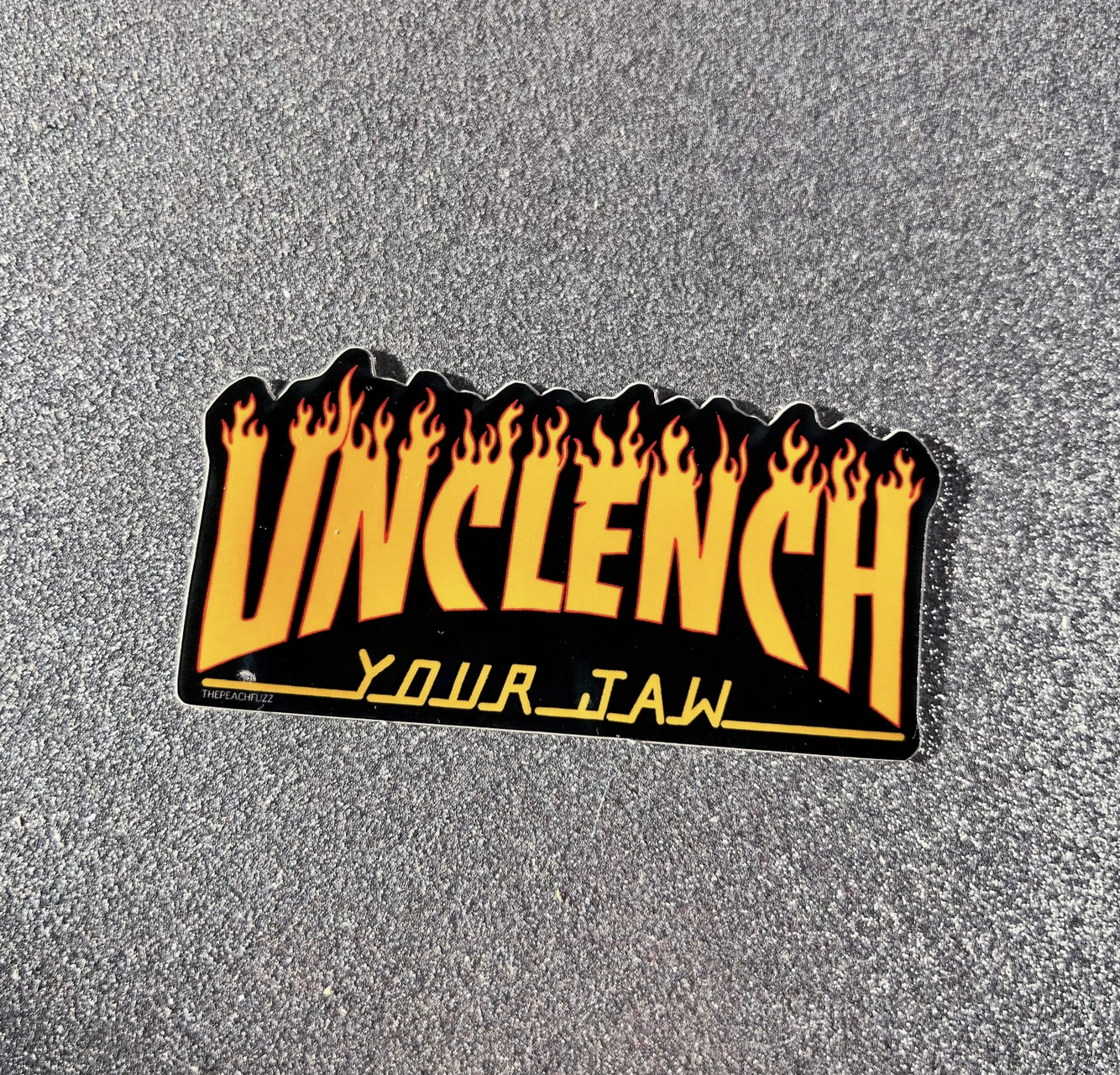 Unclench Your Jaw Sticker