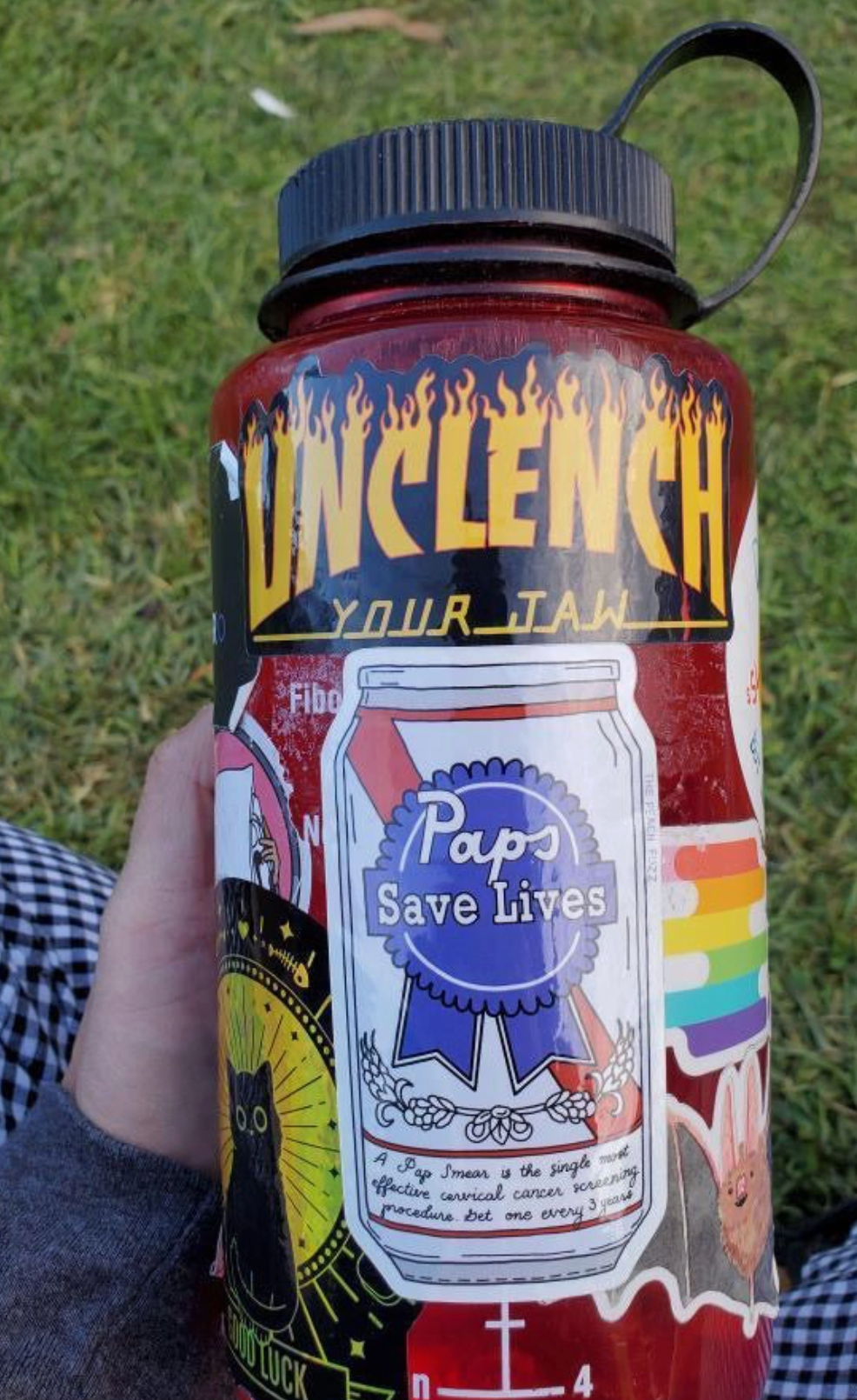 Unclench Your Jaw Sticker