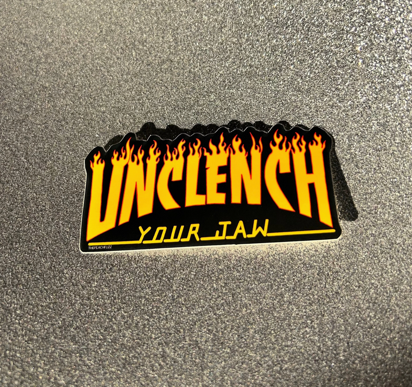 Unclench Your Jaw Sticker