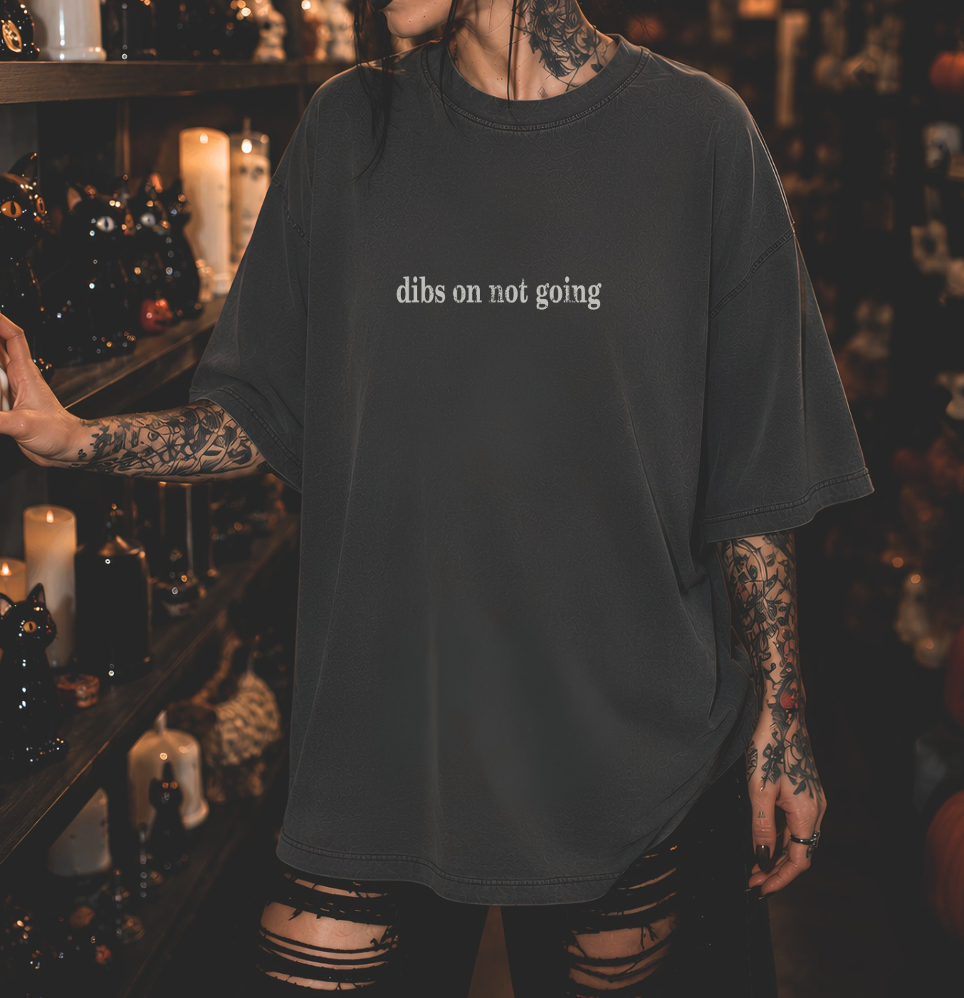 Dibs On Not Going Unisex Tee