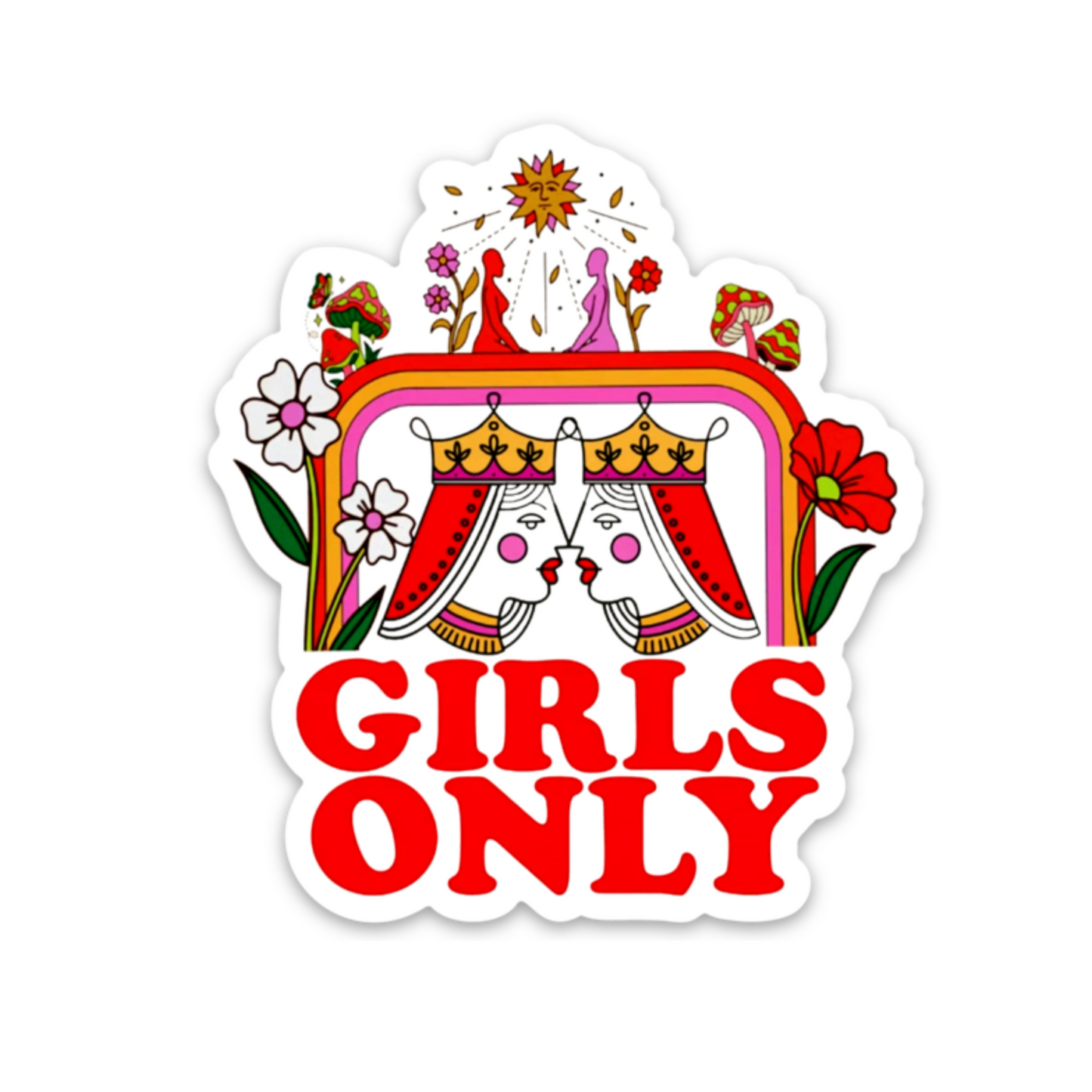 Load image into Gallery viewer, Girls Only Sticker
