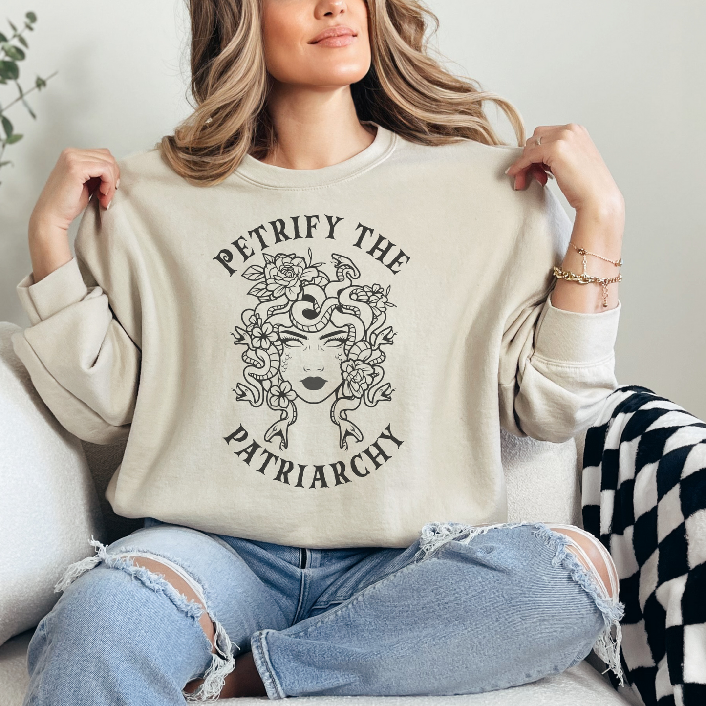 Petrify The Patriarchy Unisex Sweatshirt (2 Colors available)