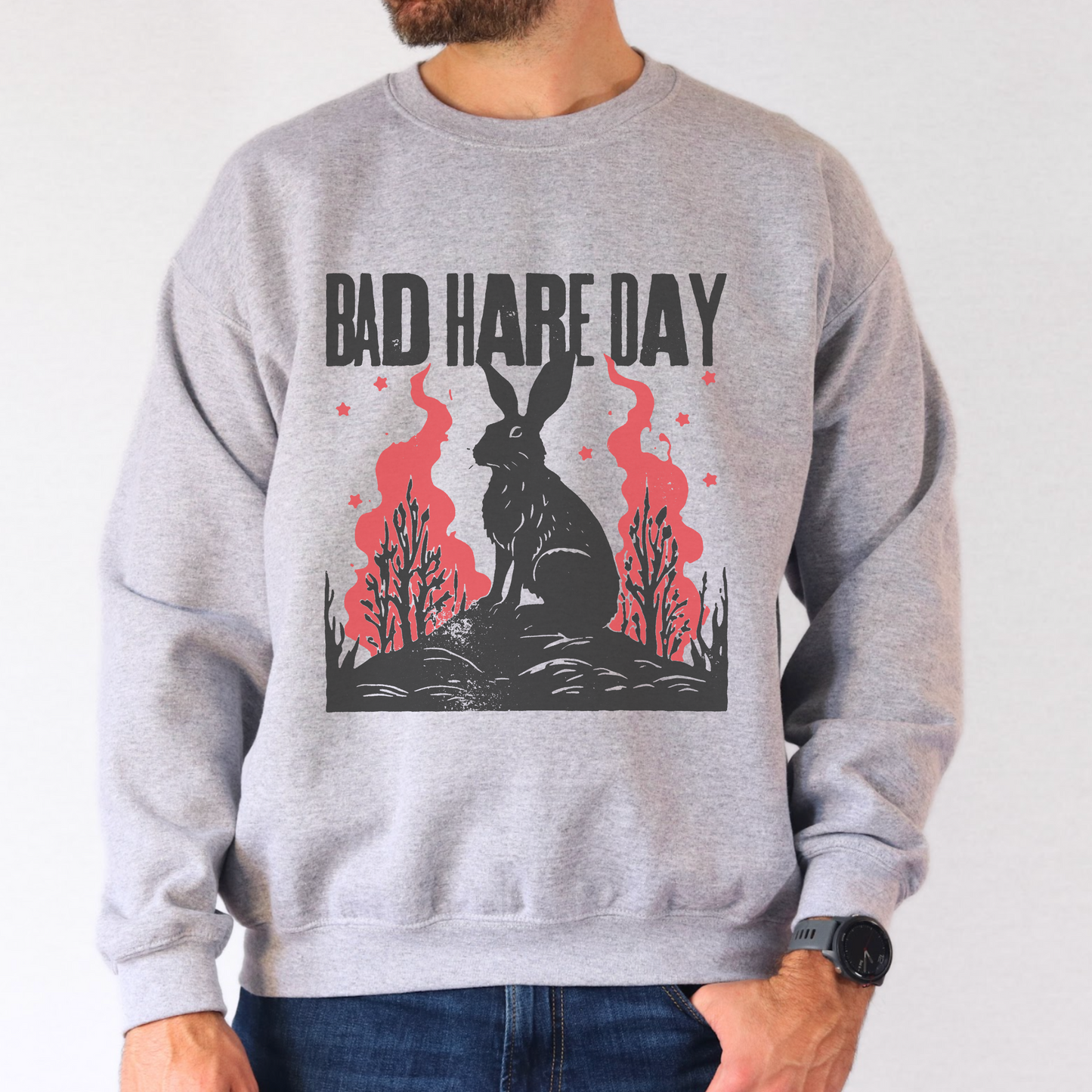 Bad Hare Day Unisex Sweatshirt