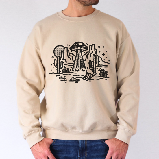 Desert UFO Unisex Sweatshirt