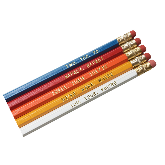 Grammar Version #2 Pencil Set - 5 pencils