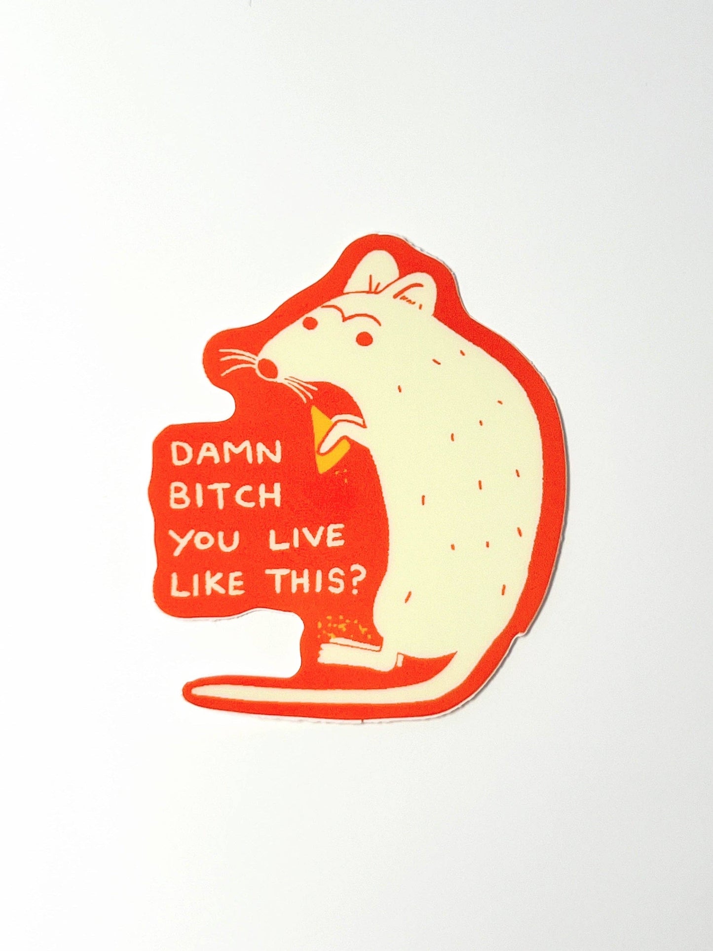 Damn Bitch You Live Like This Sticker