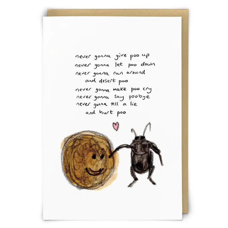 Dung Beetle Card
