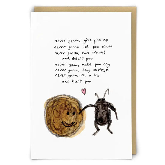 Dung Beetle Card