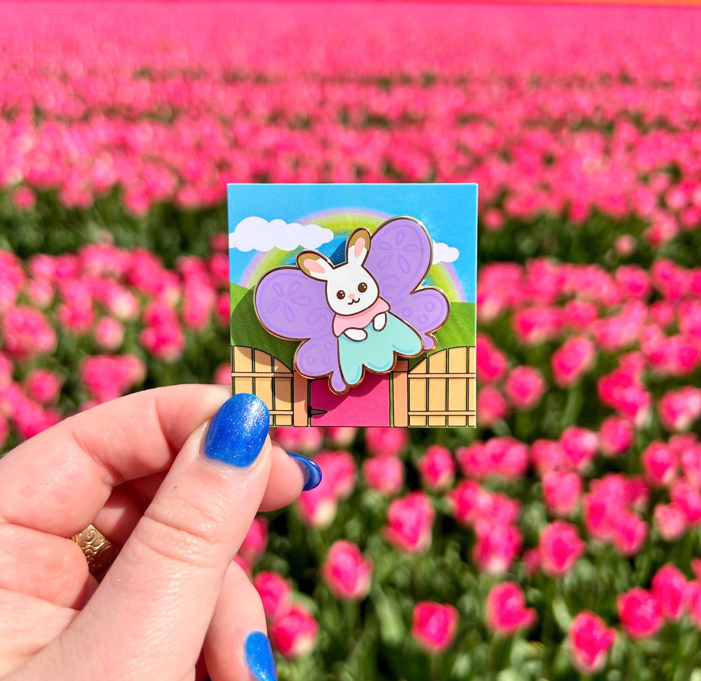 Butterfly Bunny Pin