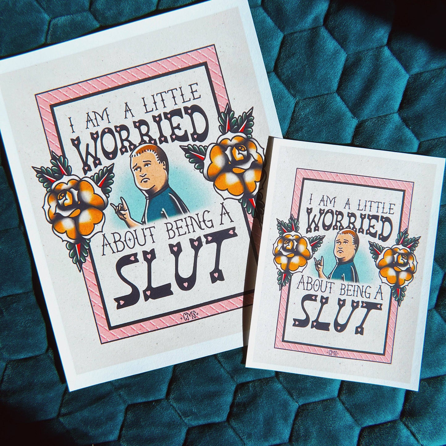 I Am A Little Worried About Being A Slut Bobby Art Print