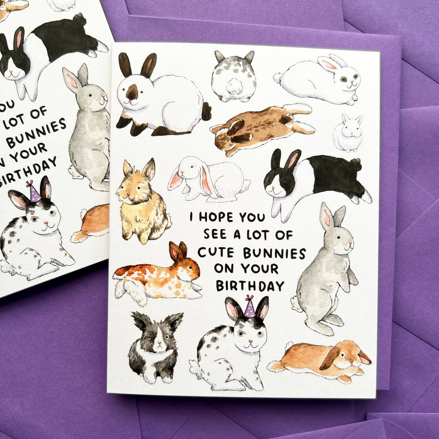 Hope You See A Lot Of Cute Bunnies Birthday Card