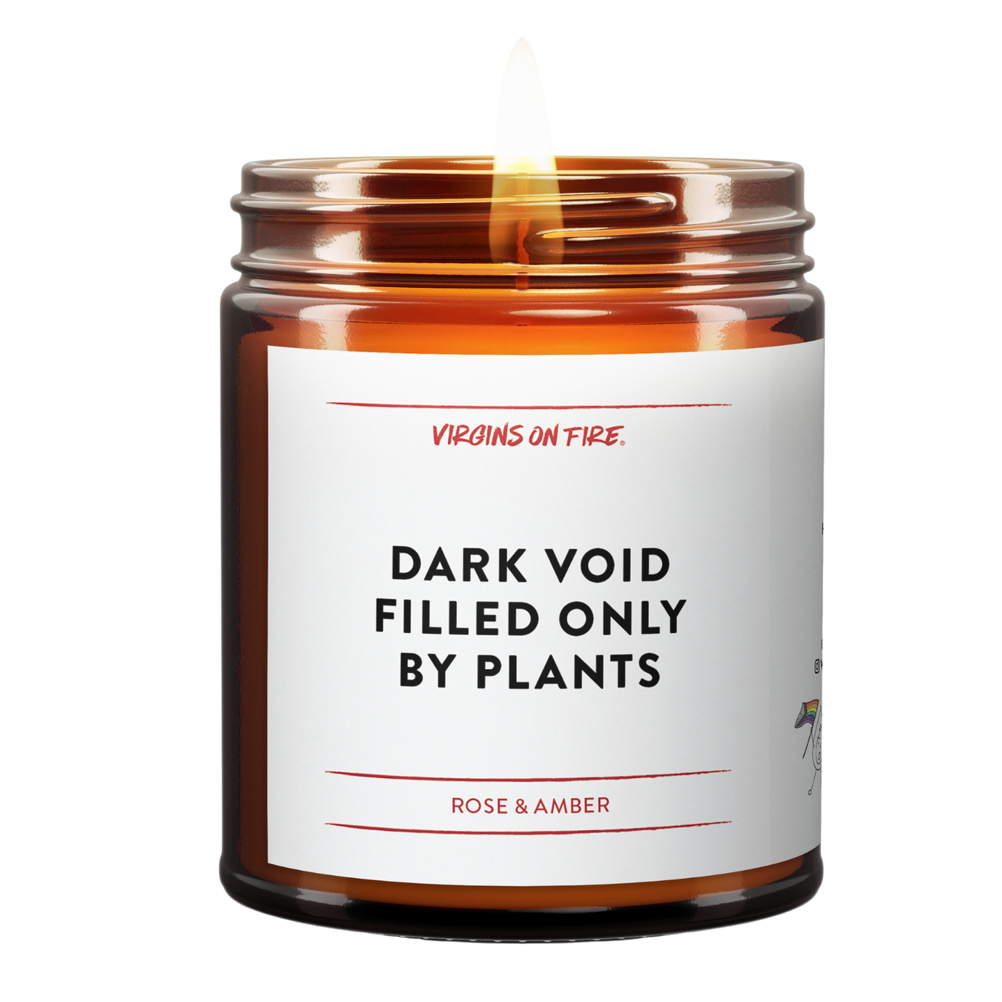 Dark Void Filled Only By Plants Candle Soy Candle