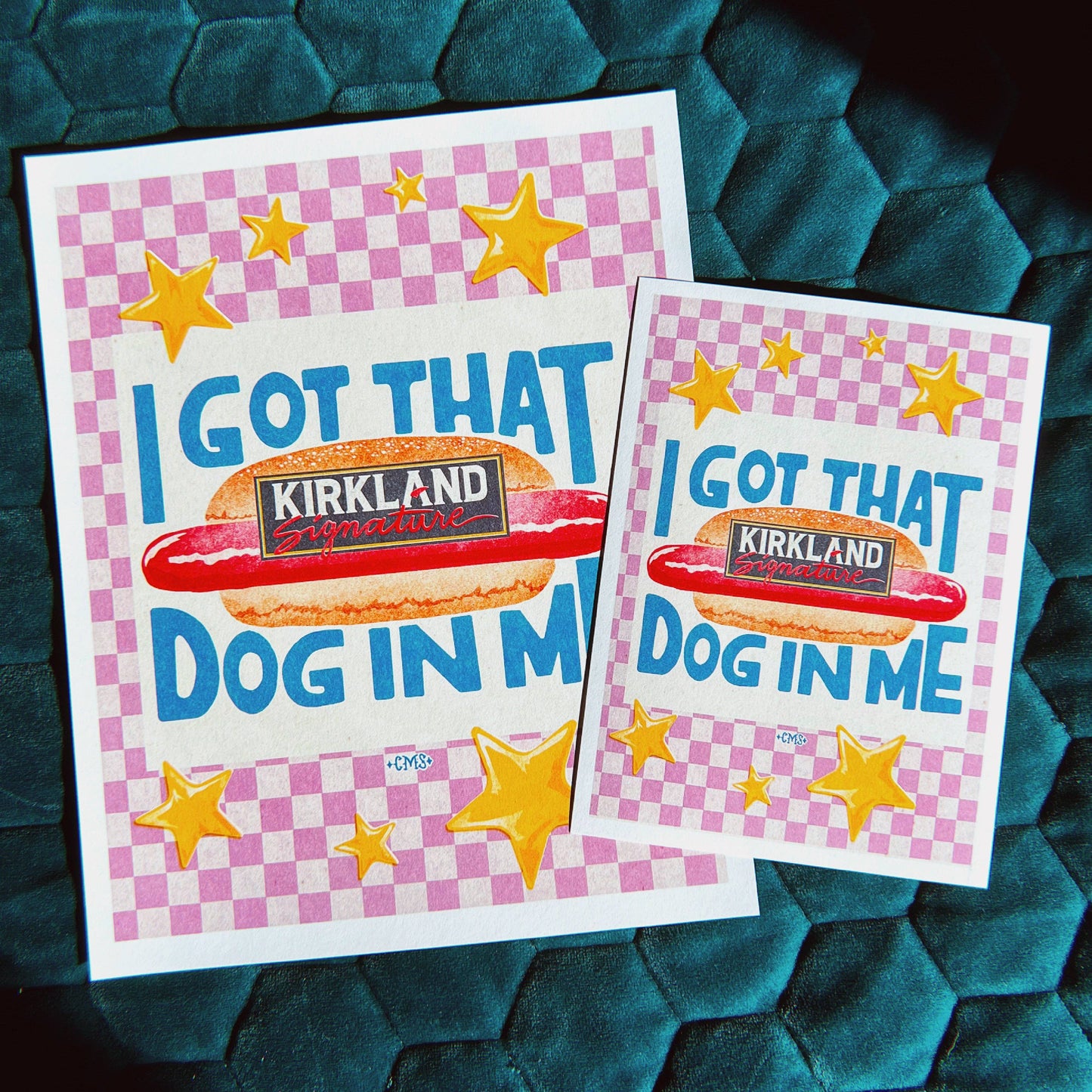 I Got That (Hot)Dog in Me Art Print