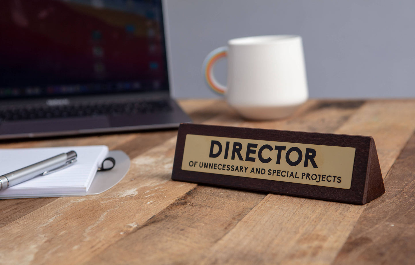 Director Wooden Desk Sign