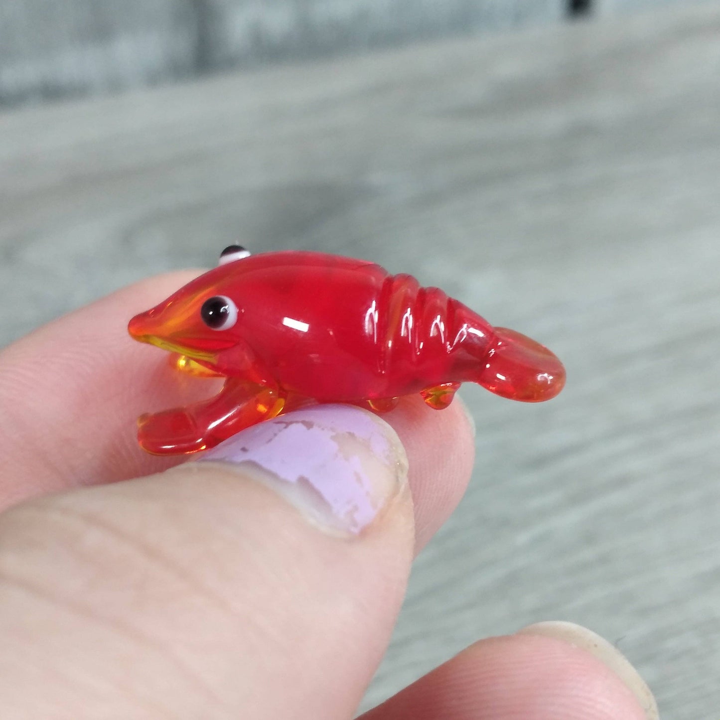Small Glass Animal Figurines Surprise Pull