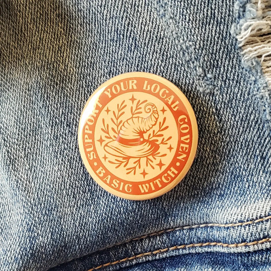 Support Your Local Coven Pinback Button