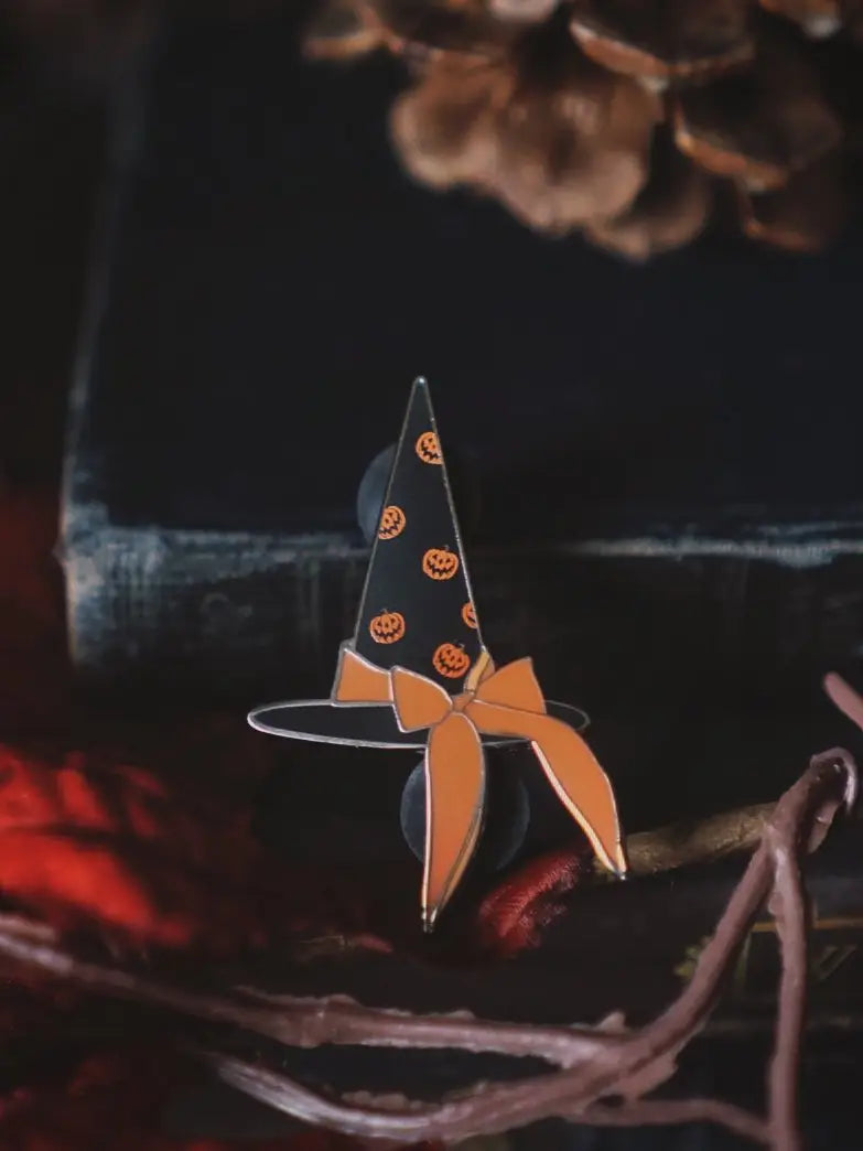 The Witch of Haunted Hallows Enamel Pin