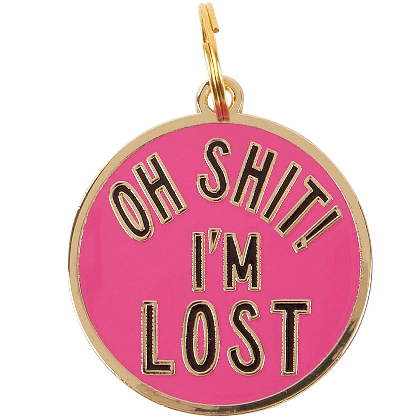 I'm Lost Collar Charm Pet Tag