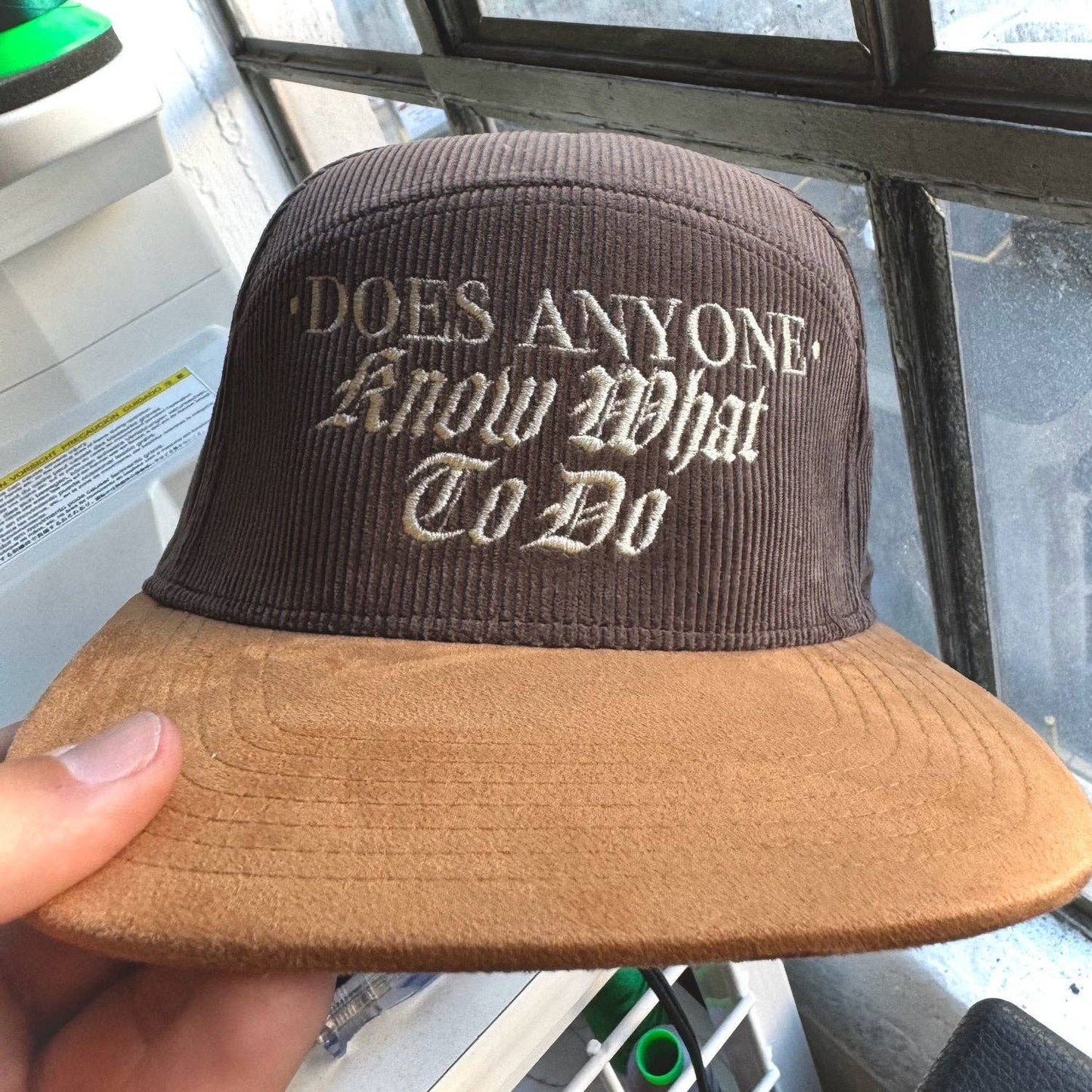 Does Anyone Know What To Do Embroidered Hat