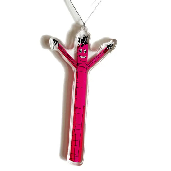 Pink Air Dancer Ornament