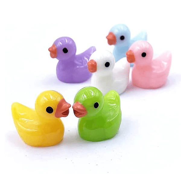 Hide-A-Duck Tiny Glow-In-The-Dark Duck Charms