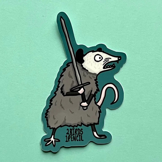 Sword Possum Sticker