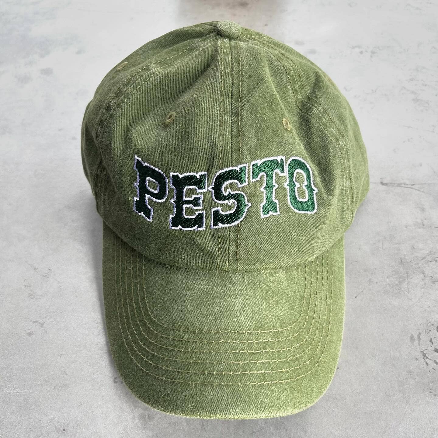 Pesto Embroidered Baseball Hat