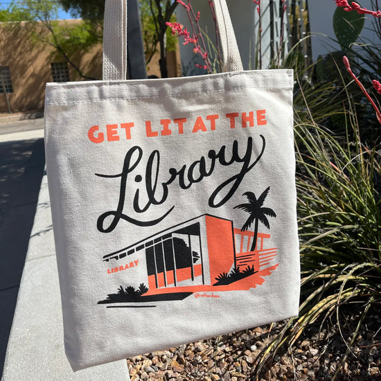 Get Lit At the Library Tote Bag