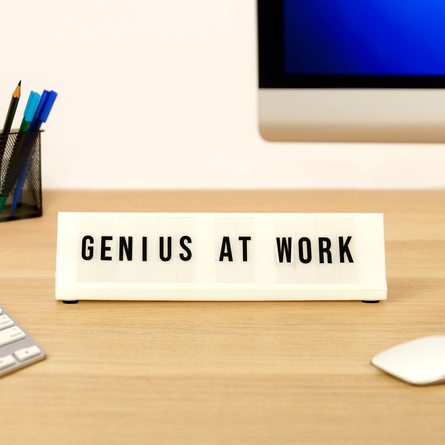 Personalised Light-Up Desk Plaque