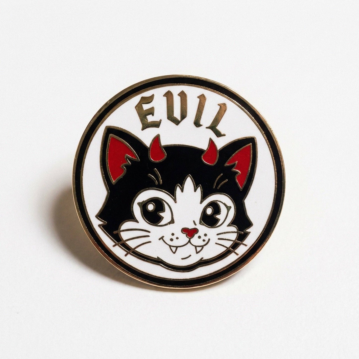 Evil Kitty Devil Pin