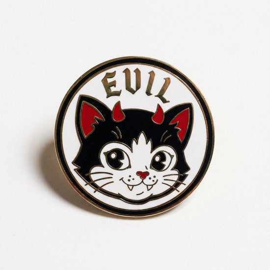 Evil Kitty Devil Pin – Hilarious Humanitarian