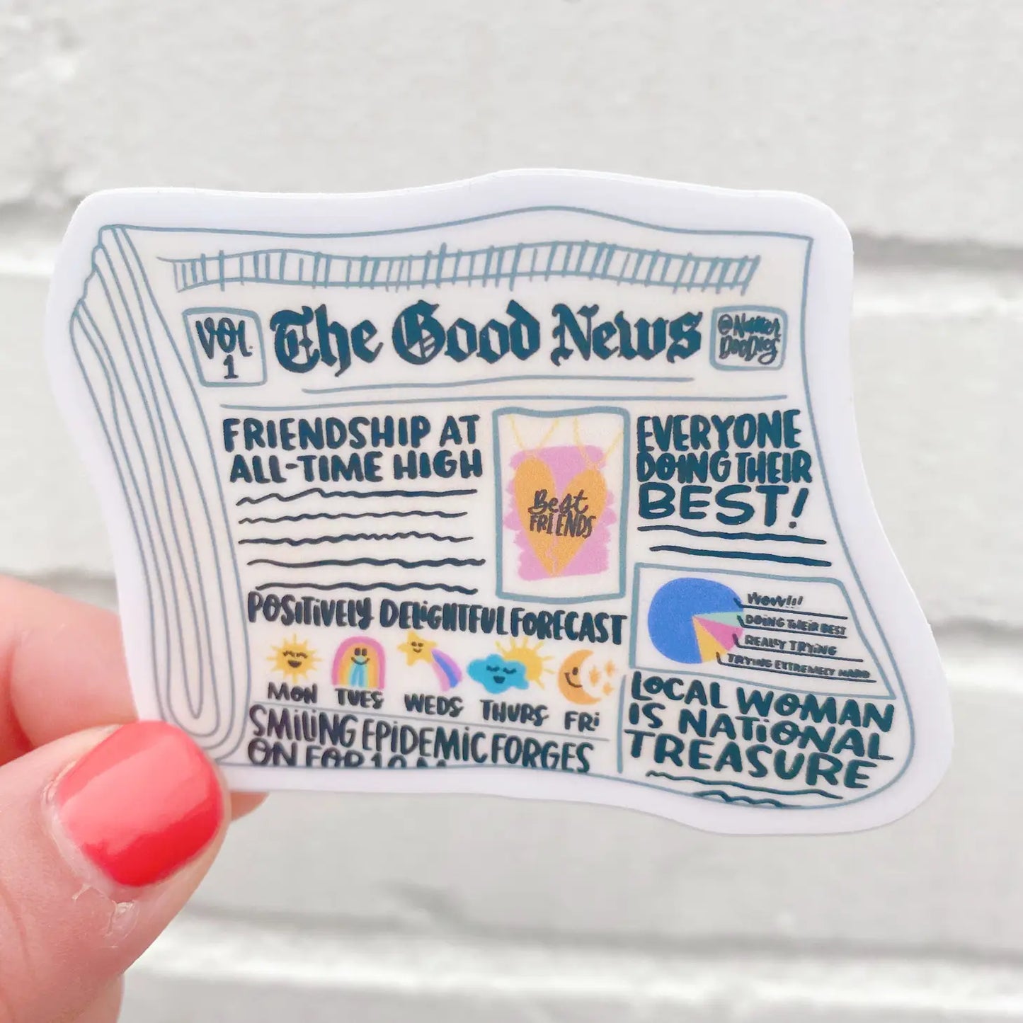 The Good News Sticker