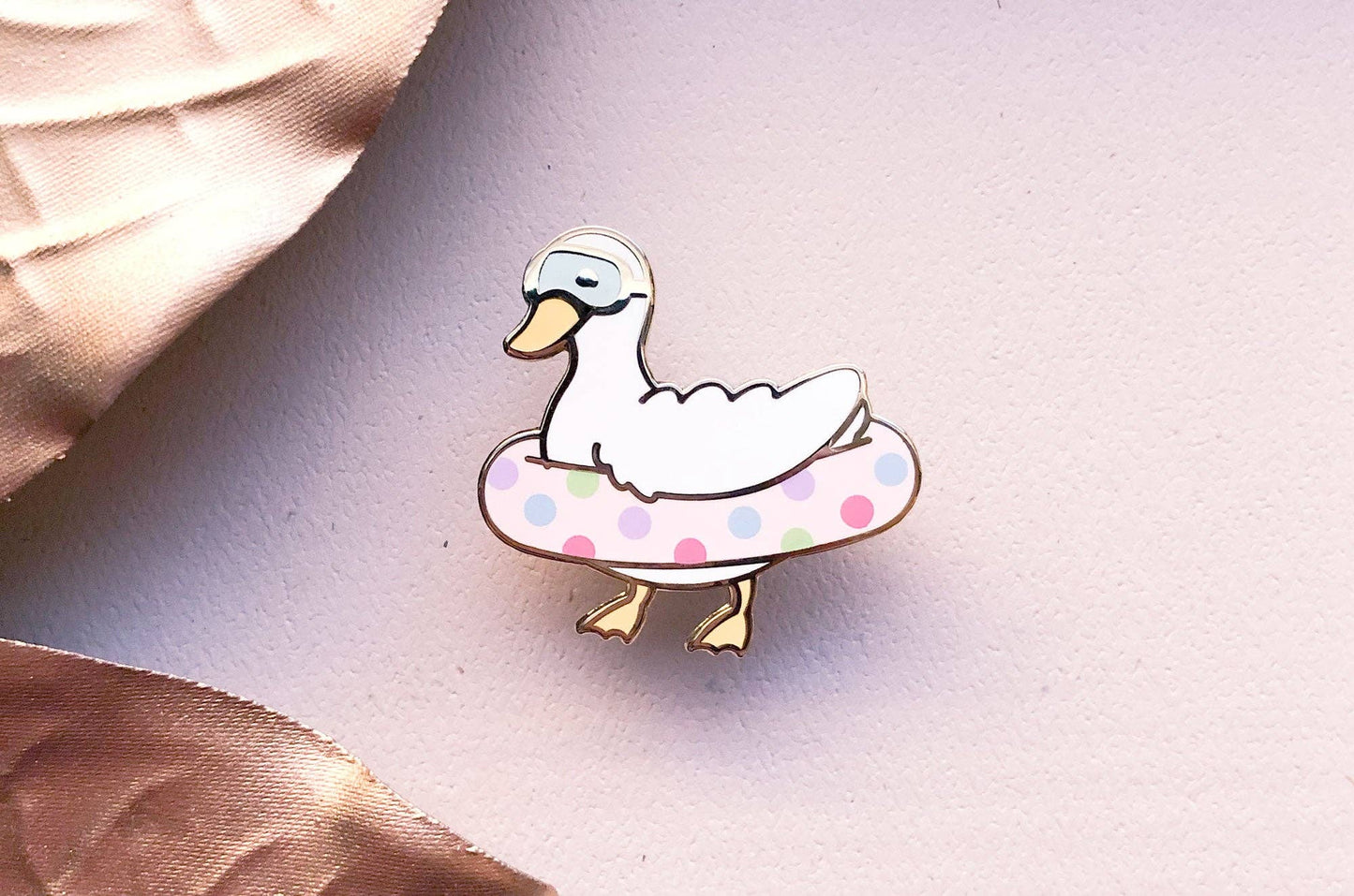 Duck Swimmer Pin
