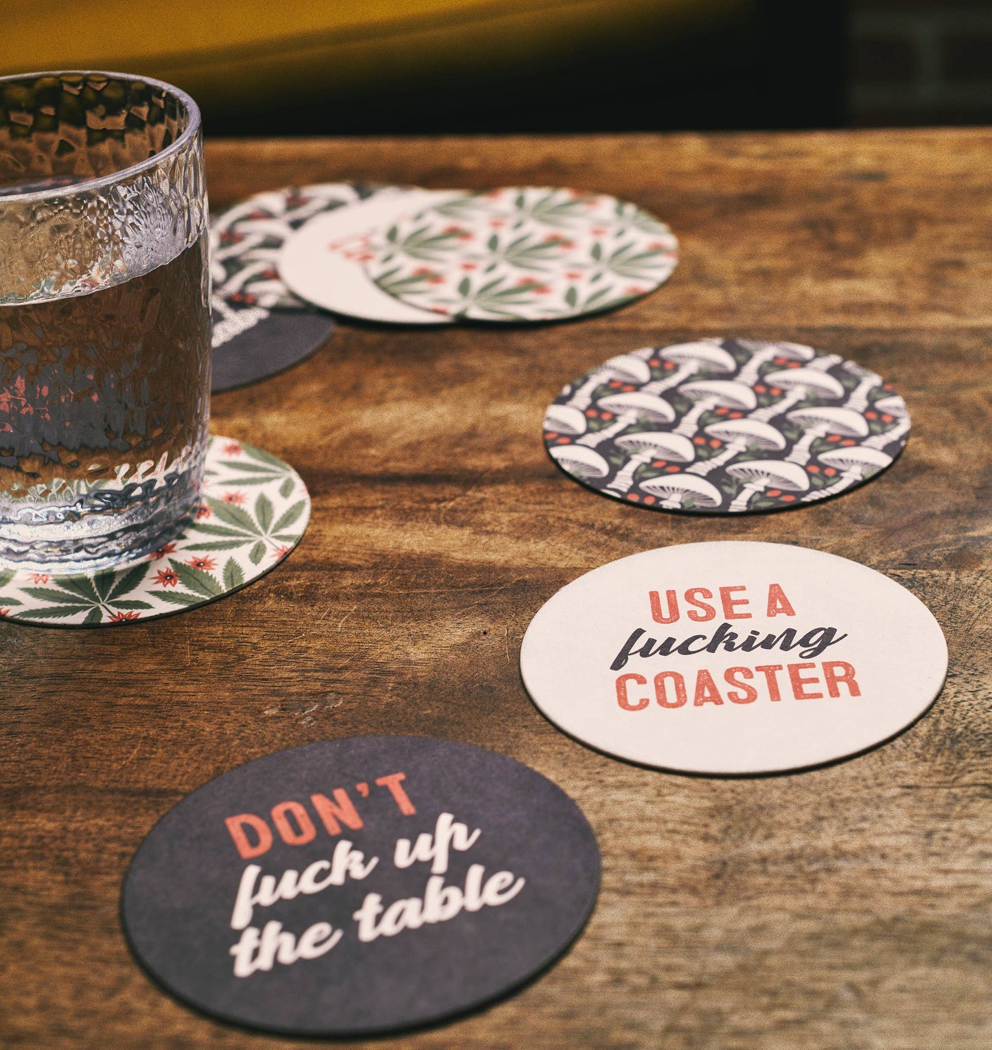 Don't Fuck Up The Table Coaster Set - 4 pk